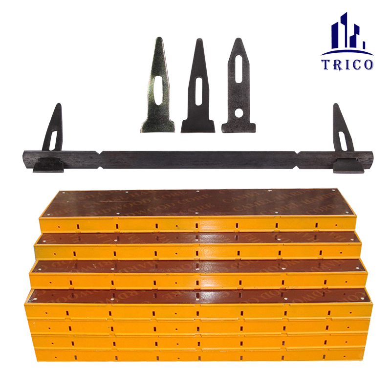 Korea Formwork Wedge Standard Wedge Bolt Hebei Concrete Form Flat Tie