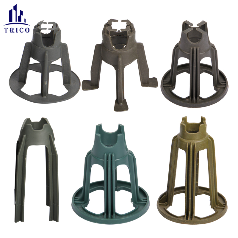 High Quality Plastic Rebar Chair Spacers With Customized Size For Concrete