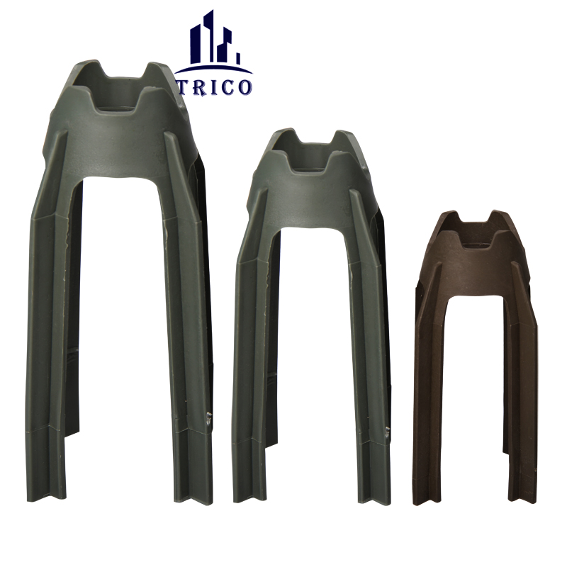 High Quality Plastic Rebar Chair Spacers With Customized Size For Concrete