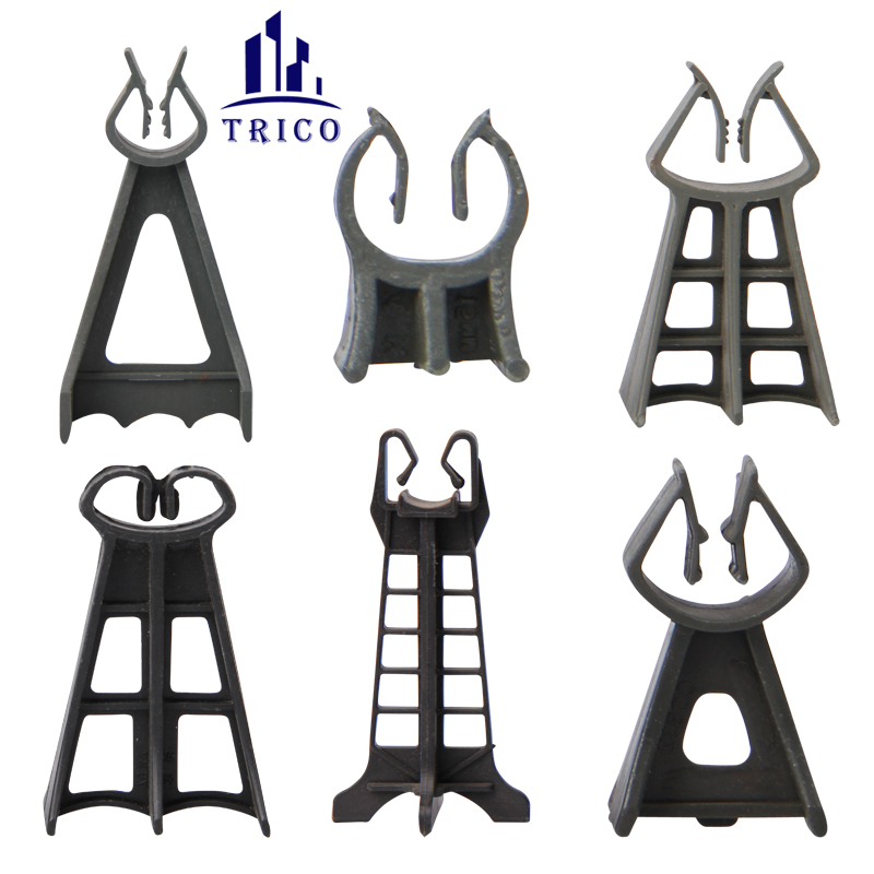 High Quality Plastic Rebar Chair Spacers With Customized Size For Concrete