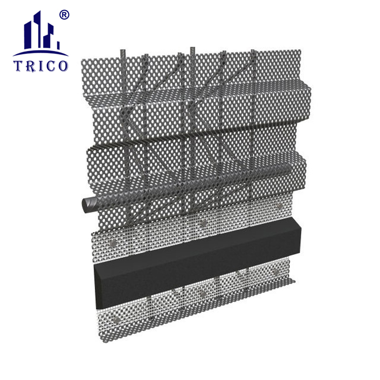 Hy-Rib Mesh for Concrete Permanent Stopend Formwork