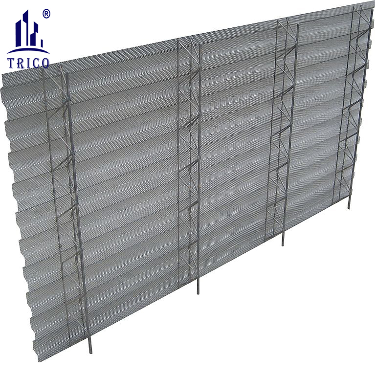 Hy-Rib Mesh for Concrete Permanent Stopend Formwork