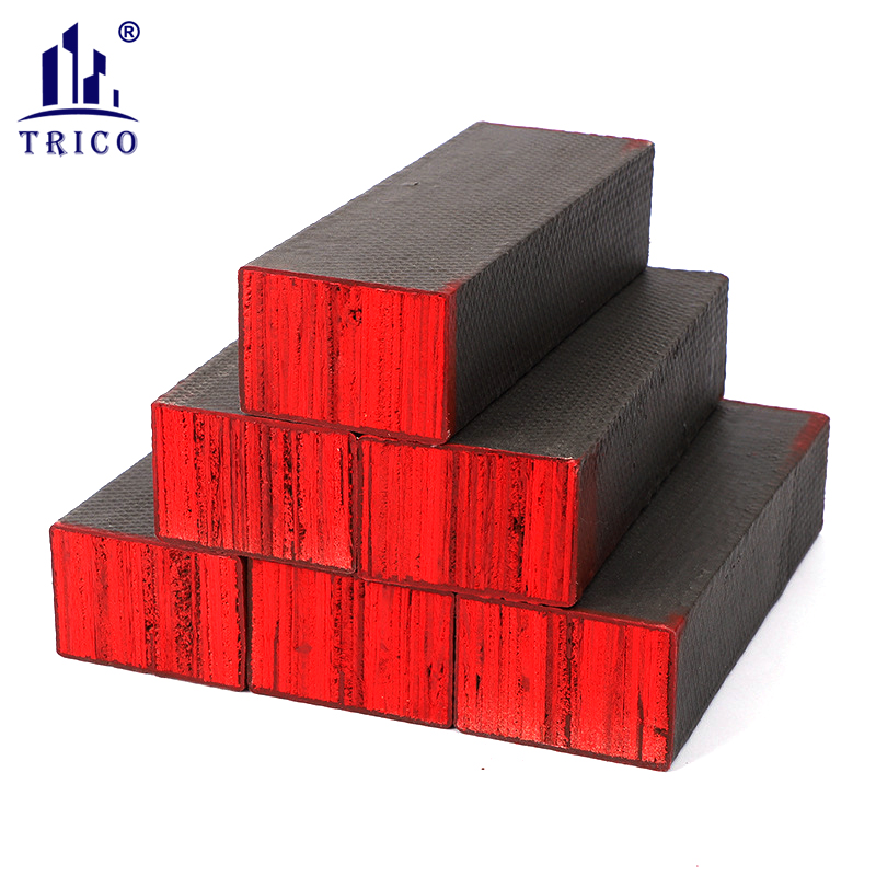 Reuse 100-150 Times Plastic Coated Formwork Lumber Beam for Concrete Construction