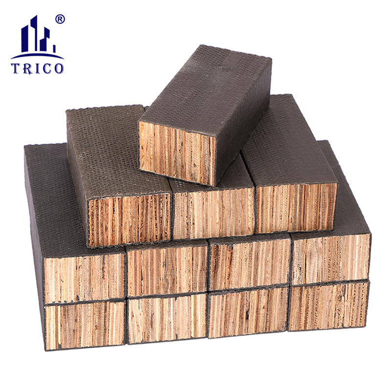 Reuse 100-150 Times Plastic Coated Formwork Lumber Beam for Concrete Construction