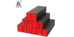 Reuse 100-150 Times Plastic Coated Formwork Lumber Beam for Concrete Construction