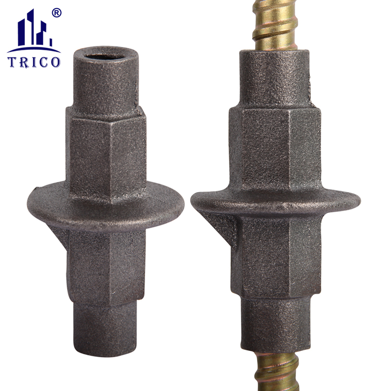 180KN  D15 Formwork Tie Rod Water Stopper Water Barrier Nut For Concrete Formwork