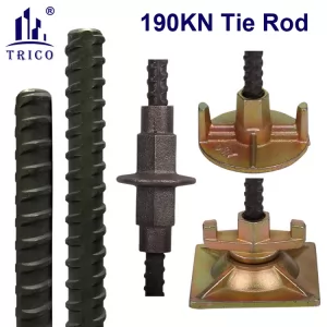 190KN D15-830 Hot-Rolled Thread Bar/Tie Rod for Concrete formwork Tie Rod System