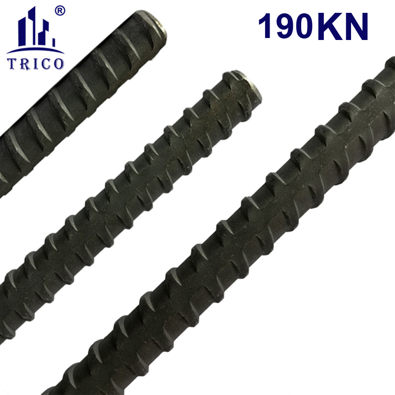 190KN D15-830 Hot-Rolled Thread Bar/Tie Rod for Concrete formwork Tie Rod System