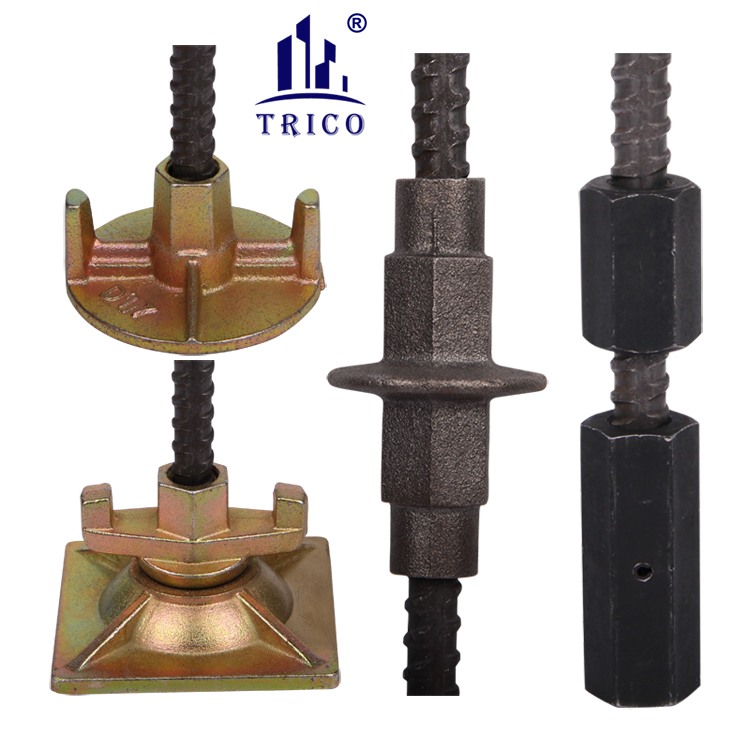 Formwork Accessories Cast Iron Hex Nut Connection Nut for Steel Tie Rod