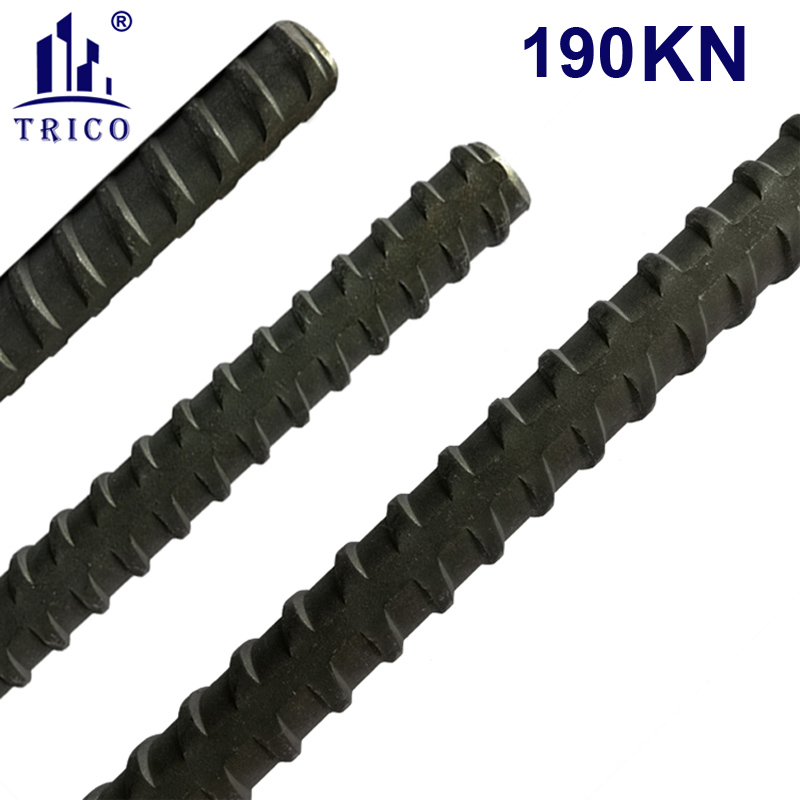 D15-830 190KN Hot-Rolled Thread Bar/Tie Bar/Formwork Tie Rod for Concrete Formwork