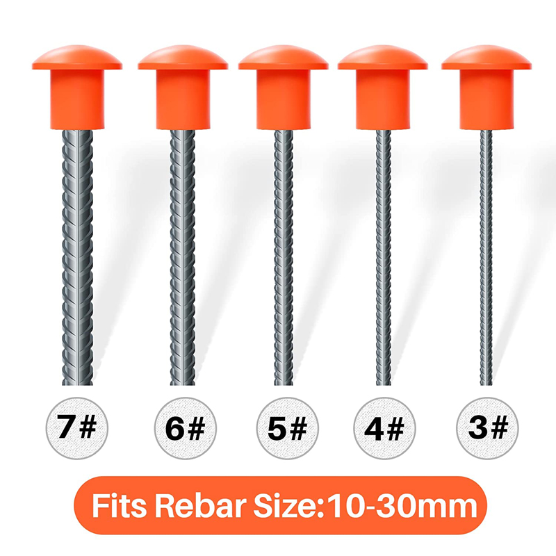 Plastic Safety Rebar Cap for Concrete Construction