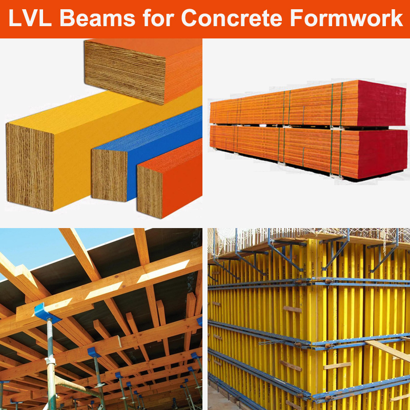 Laminated Veneer Lumber (LVL) OSHA Scaffolding Plank For Construction