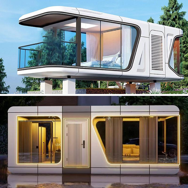 20ft 40ft 2 3 4 5 Bedroom Prefab Folding Movable Container Homes Expandable Container House For Sale
