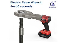High Efficiency Rebar Connecting Electric Battery Torque Rebar Power Wrench
