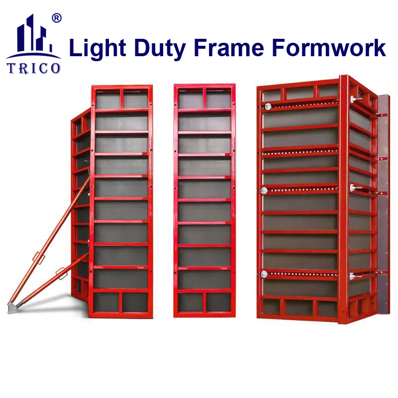 Light Duty Steel Frame Formwork Wall/Column  Formwork System  for Concrete Construction