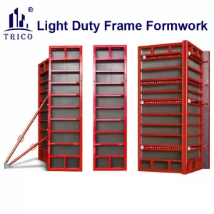 Light Duty Steel Frame Formwork Wall/Column  Formwork System  for Concrete Construction