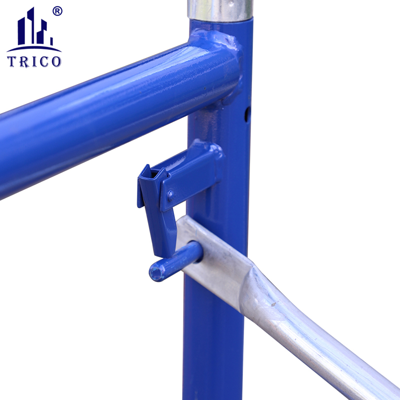 American Ladder Frame Scaffold H Frame Ladder Scaffolding For Building Construction