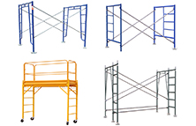 American Ladder Frame Scaffold H Frame Ladder Scaffolding For Building Construction