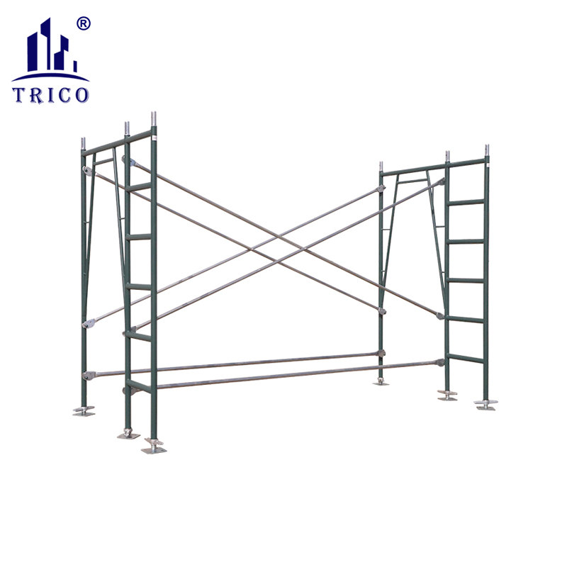 American Walk-Thru Snap-On Lock Scaffolding Frame with External Ladder