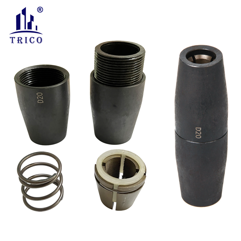 One Touch Rebar Coupler For Concrete Construction  Rebar Splicing Coupler