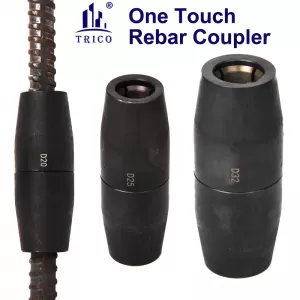 One Touch Rebar Coupler For Concrete Construction  Rebar Splicing Coupler