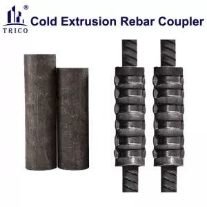 Cold Extrusion Rebar Coupler For Concrete Construction  Rebar Splicing Coupler