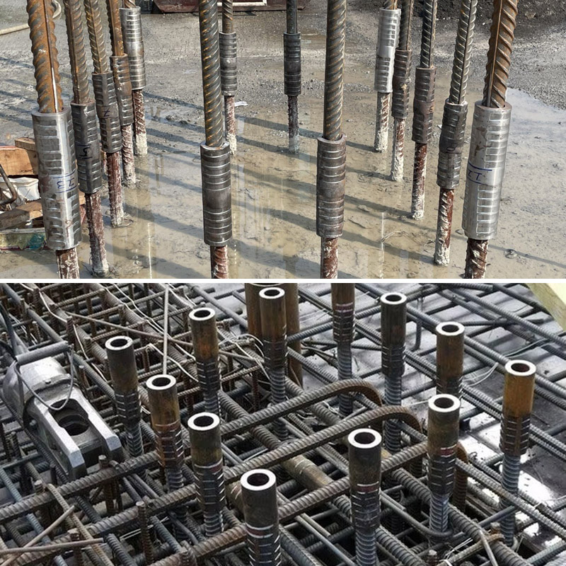 Cold Extrusion Rebar Coupler For Concrete Construction  Rebar Splicing Coupler